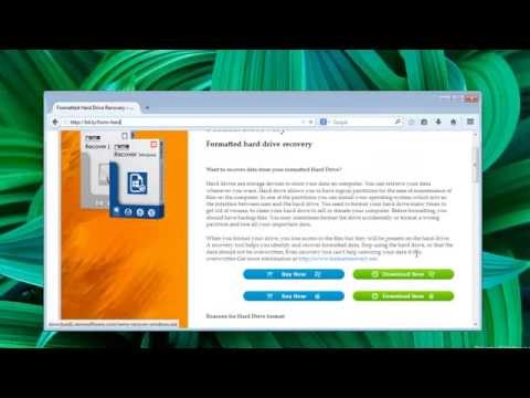 how to recover drive after format