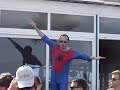 Spiderman at Bora Bora, Ibiza Spiderman at Bora Bora, Ibiza