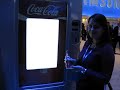 interactive Coke vending machine. http://www.youtube.com/watch?v=q19uhAjtuk0&feature=player_embedded