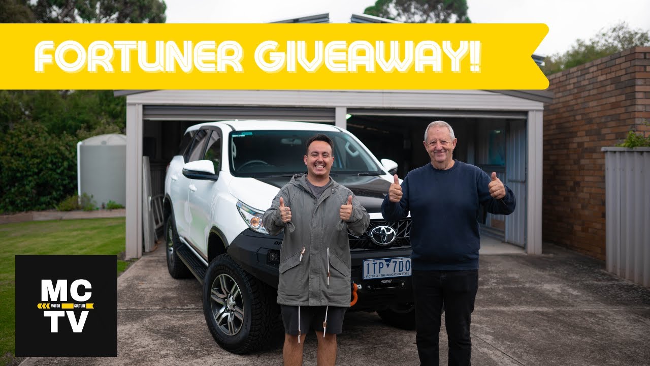 Giving Away Our Fortuner & Camper To Don!!
