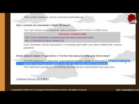 CUENTAS BANEADAS - Bueno informare acerca de todas las actualizaciones que saque ninja saga Y bueno no se preocupen por sus cuentas son 30 días de inactivdad a consecuencia de ...