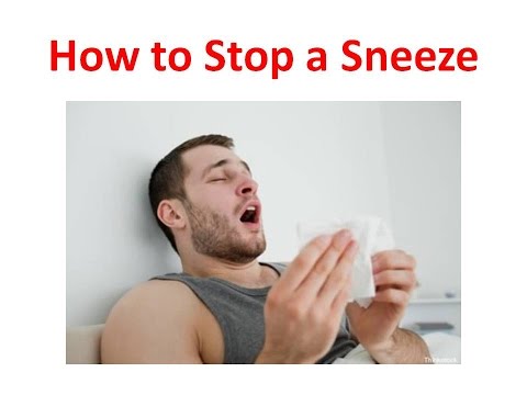 how to cure sneezing