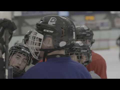 Last practice before Quebec International Pee-Wee Hockey Tournament, Feb. 2019.