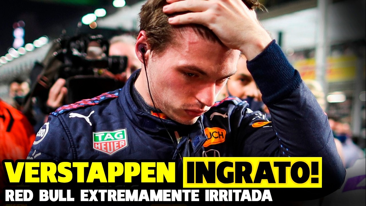 RED BULL EXTREMAMENTE IRRITADA COM VERSTAPPEN POR INGRATIDÃO E INDEFINIÇÃO | FÓRMULA 1