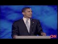 sen. barack obama speaks to the urban league in orlando, florida, about his differences with sen. john mccain