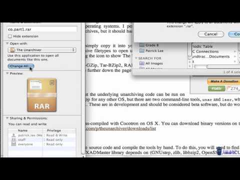 how to open .rar on mac