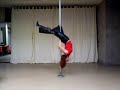 Korte demo paalsport (paaldansen)