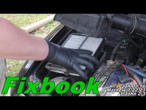 Air Filter Removal & Install Honda Accord