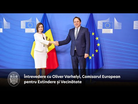Глава государства побеседовала с комиссаром Европейского союза по вопросам расширения и политике соседства Оливером Вархели 