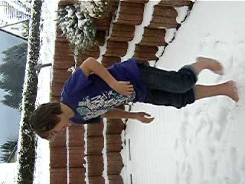barfuß schnee