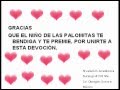 CANTO OFICIAL AL NIÑO DE LAS PALOMITAS.
