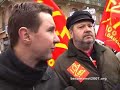 Besancenot avec les salari�s d\
