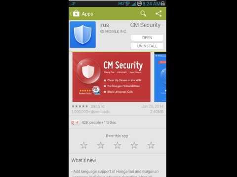 how to remove cm security