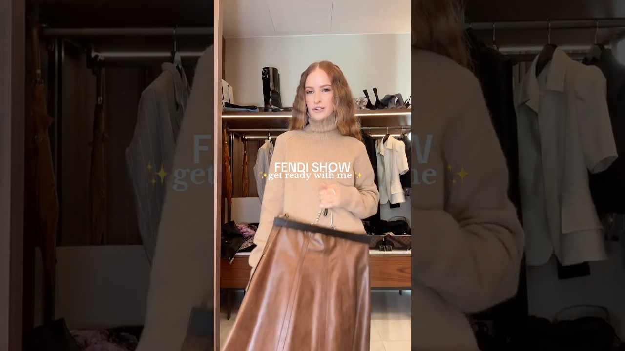 THIS IS MY BEST FENDI SHOW OUTFIT YET #grwm