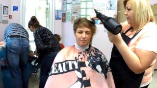 Марина Дригваль за работой