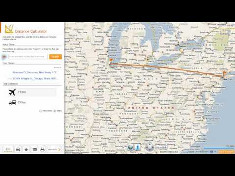 how to measure distance on bing maps