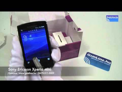 Sony Ericsson Xperia Mini teszt vide�