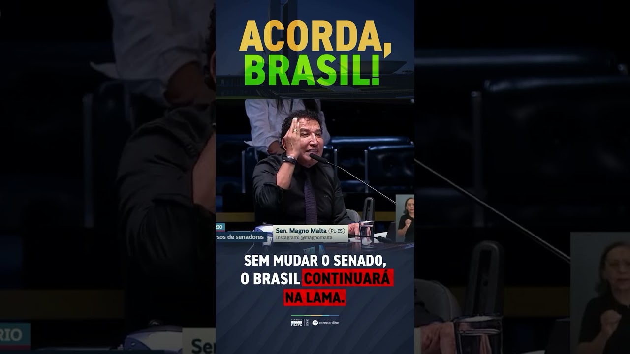 SEM MUDAR O SENADO, O BRASIL CONTINUARA NA LAMA.
