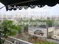 Arco iris y tormenta