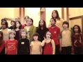 Bahai children at the Chappaqua Interfaith Council Thanksgiving Prayer Service - One World