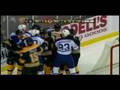Dennis Wideman levels Matt Stajan