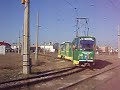 Евпатория: 045 выезжает с кольца на 9-м микрорайоне Евпатория: 045 выезжает с кольца на 9-м микрорайоне