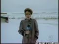 TV woman cleaned up by snow plow