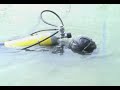 Susi at the lake in scuba gear with full face mask Susi at the lake in scuba gear with full face mask