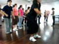 Clase de Guaguanco por Manuel Dominico y Yaselis Sanchez en escuela Caribe y Punto (Parte 1)