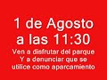 http://www.candasdenuncia.com Parque de San Antonio en Candás, prau Gervasia. El Ayuntamiento de Carreño pretende transformar esta zona verde en un aparcamiento