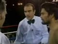 Marvin Hagler contra Roberto Duran alrededor de 
1