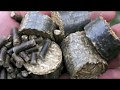 Make wood pellets from Biomass materails (Free Heat)