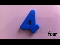 Learning Numbers 1-20 for Children in English.