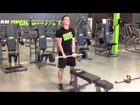 EZ Bar Curls Narrow Grip
