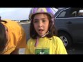 Thaissa's first time riding her bike around a soccer field, without training wheels.