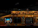 Night IGS 13 approach landing Hong Kong Kai Tak