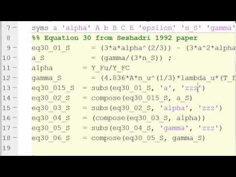 how to define symbols in matlab