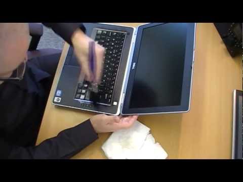 how to clean a laptop screen