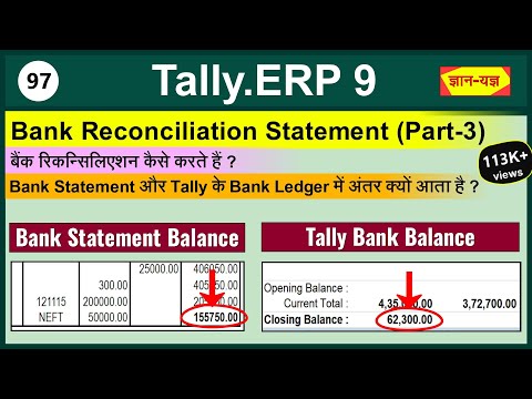 Bank Reconciliation Statement - 3 ( Part 97 )