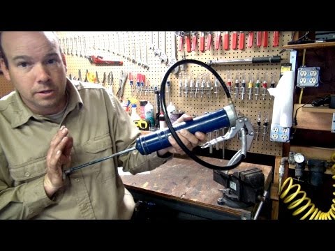 how to bleed grease gun