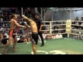Denny (Tiger Muay Thai) TKO’s Komrit @ Bangla Thai Boxing Stadium
