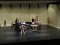 siuc percussion ensemble with southern illinois dance company