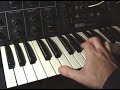 KORG MS 10 TUTORIAL 1: Poor man\