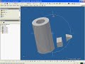 Autodesk Inventor 11 tutorial #6 \"Extrude Cut\" Autodesk Inventor 11 tutorial #6 \"Extrude Cut\"