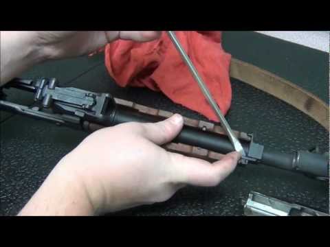 how to take off ak 47 handguard