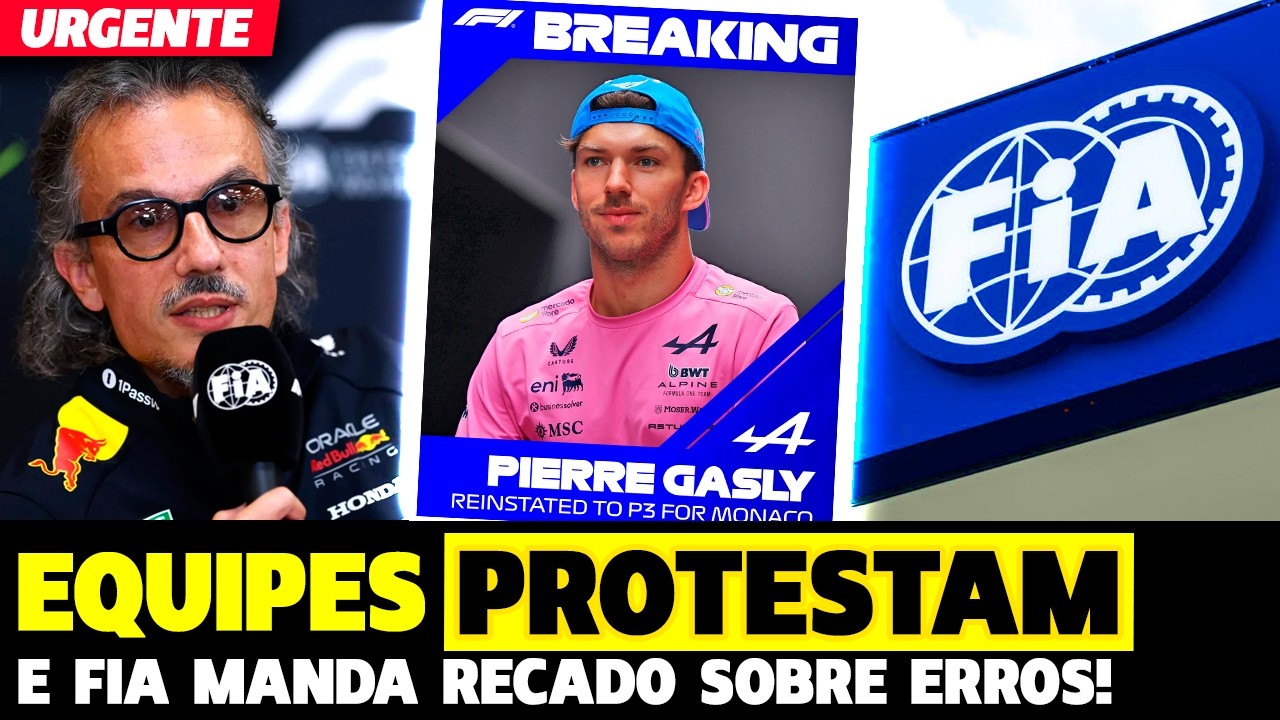 🚨URGENTE: EQUIPES SE REVOLTAM, PROTESTAM CONTRA MUDANÇA E FIA MANDA RECADO BEM DIRETO! FÓRMULA 1