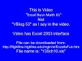Excel Busn Math 61 Present Value Annuities PV&PMT function
