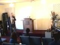 Pastor Stan Wilson preaching at Linda Vista, Ca.