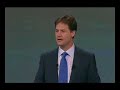 Bournemouth 2008: Nick Clegg