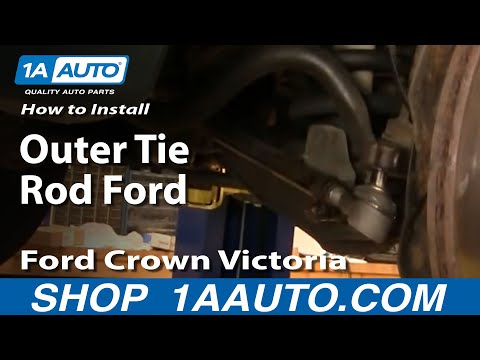 How To Install Replace Outer Tie Rod Ford Crown Victoria 95-02 1AAuto.com